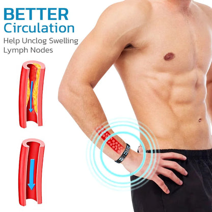 Blue Carbon TitanBracelet- for Blood Pressure